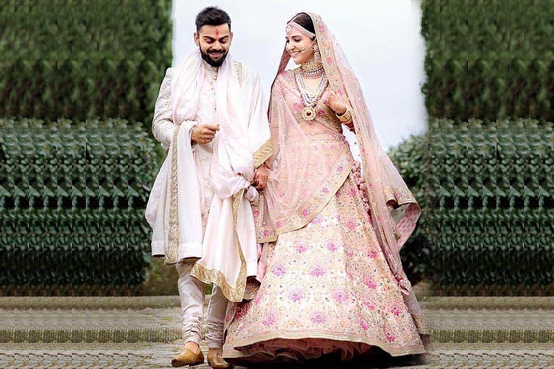 Anushka Sharma's Pastel Pink Lehenga